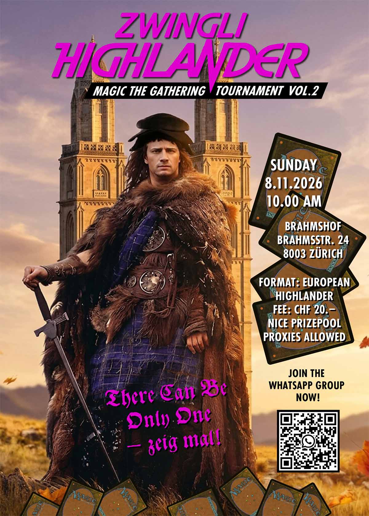 Zwingli Highlander Tournament Vol. 2 Flyer